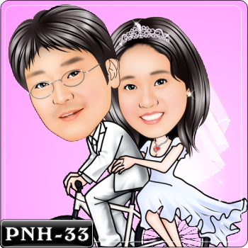 情侶雙人Q版漫畫-PNH-33